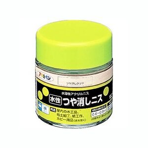 まとめ買い アサヒペン 水性つや消しニス 100ML つや消しクリヤ 〔5個セット〕