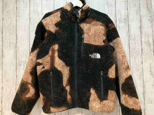 Supreme x THE NORTH FACE シュプリーム x ノースフェイス Bleached Denim Print Fleece Jacket NA52100I フリースジャケット ブラウン系 S