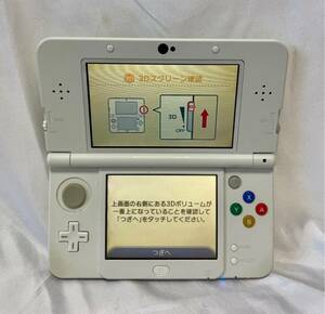 1円〜② 美品 Newニンテンドー3DS ホワイト 本体 32GB タッチペン 充電器 初期化済み