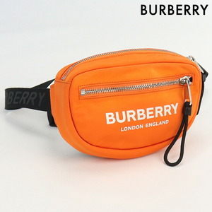 中古 バーバリー ボディバッグ ユニセックス ブランド BURBERRY ウエストバッグ ナイロン 8021092 オレンジ