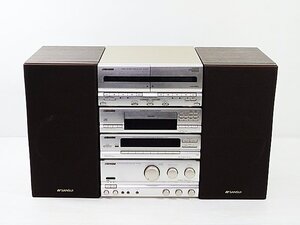 ∞ SANSUI サンスイ システムコンポ A-X55 T-X77 CD-X77 D-X77 S-X55 現状品 アンプ チューナー プレーヤー スピーカー 音響機器 □H8