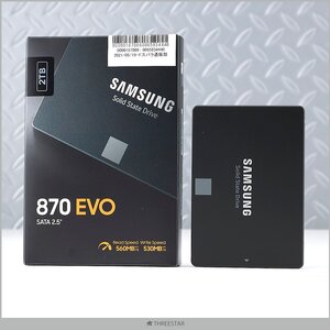 1円～ Samsung 870 EVO 2TB SSD MZ-77E2T0B/IT サムスン SSD 【311】