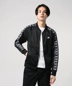 定価8690円 NEW BALANCE T360 スエジャーライトジャケット 黒 ブラック ジャージ　トラックジャケット M