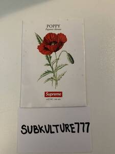 【新品】Supreme シュプリーム　種　poppy seed