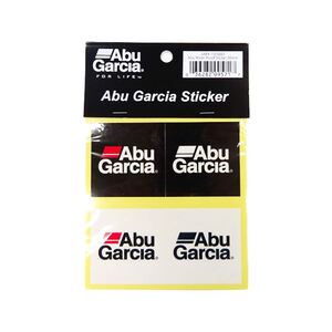 アブ ステッカー Abu ウォータープルーフ Abu Garcia 白 黒 50mm 4枚組 1555883