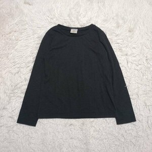 【1円スタート】LAGKAW　長袖　ロンT　無地T　130㎝　黒　ブラック　キッズ　子供服