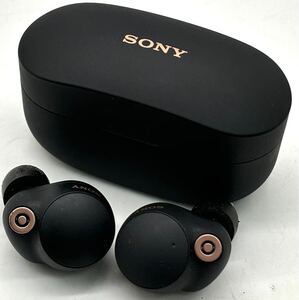 SONY ワイヤレスイヤホン WF-1000XM4 【YY-2948】 ノイズキャンセリング ブラック　 イヤフォン