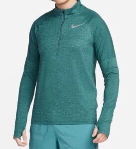 新品 送料込 NIKE ELEMENT HALFZIP TOP XLサイズ 緑 ナイキ エレメント ハーフジップ トップ RUN ランニング DRI-FIT 長袖 ドライフィット