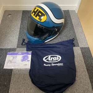 Arai アライ RAPIDE-NEO HA ラパイド ネオ ブルー Sサイズ 55〜56cm 2020年製 フルフェイスヘルメット バイク 2輪 (50)