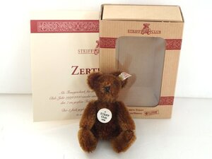 ★ STEIFF シュタイフクラブ限定 シュタイフ社 ミニベア 全長約10cm 専用箱・紙付き ギフトベア 1999 2000 テディベア ぬいぐるみ ★