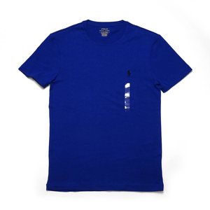 新品 ラルフローレン ポニー ロゴ Tシャツ S ワンポイント ブルー 青
