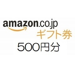 【即決 匿名】amazon アマゾン ギフト券500円分 有効期限約10年