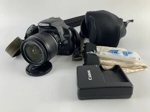 1000円~■★通電確認のみ★Canon キャノン EOS Kiss X3 デジタル一眼レフカメラ EF-S 18-55mm★okoy2898595-101★t9868