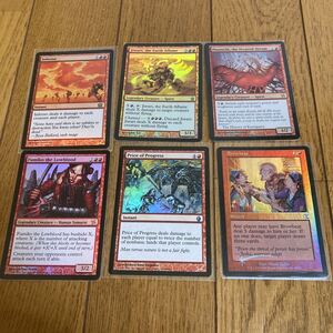 MTG　赤　FOIL　6枚セット　卑血の芙巳子　Fumiko the Lowblood