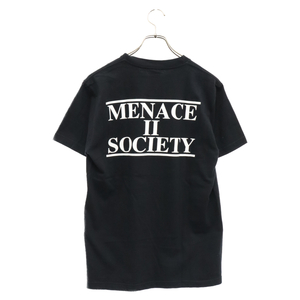 SUPREME シュプリーム 14SS MENACE II SOCIETY TEE メナス ソサイエティ クルーネック半袖Tシャツ ブラック