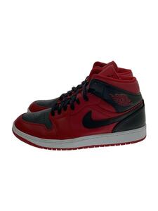 NIKE◆AIR JORDAN 1 MID_エア ジョーダン 1 ミッド/28.5cm/RED