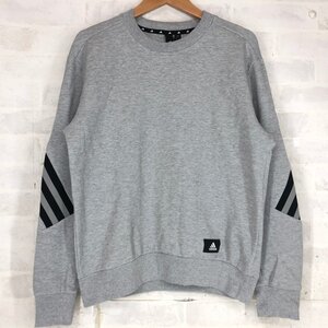 adidas アディダス 21年モデル HB1418 スポーツウェアー クルーネック スウェット SIZE: L グレー MH632024122616