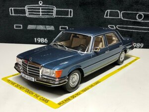 iScale 1/18 Mercedes Benz S class 450 SEL 6.9 (W116) 1975-1980 blue metallic　メルセデス　ベンツ