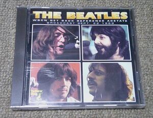 輸入盤1CD：BEATLES/WBCN GET BACK REFERENCE ACETATE/BROADCAST SEPT.22,1969/YELLOW DOG/1993年リリース