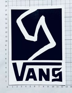 VANS OFF THE WALL OLD SCHOOL BLACK& WHITE RARESticker ヴァンズ オフ ザ ウォール オールド スクール 黒&白 レアなステッカー