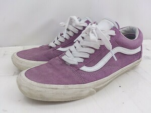 ◇ VANS ヴァンズ 508357 OLD SKOOL スニーカー シューズ サイズ27.0cm パープル系 ホワイト系 メンズ E