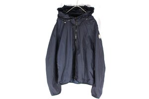 19SS モンクレール MONCLER ワッペン ナイロン パーカー ネイビー LAIT ０ レディース ブルゾン ジャケット スプリングコート　B1228/T51/Y