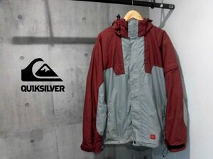 Quiksilver クイックシルバー 配色切替 スノーボードジャケット M/ベンチレーション スノーガード/Q14506023/メンズ/スノーボードウェア