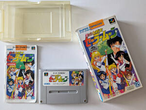 SFC セーラームーン 箱説はがきあり　スーファミ スーパーファミコン Sailor Moon Super Famicom