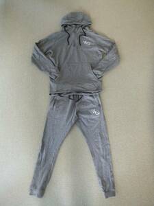 本物 正規 VANQUISH FITNESS TAPERED SWEATPANTS ECLIPSE PULLOVER HOODIE GRAY スウェットパンツ パーカー セットアップ グレー S