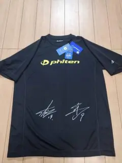 新品、タグ付き ファイテン 阪神タイガース 直筆サイン入り Tシャツ