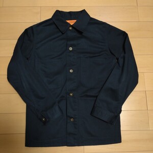 UNIVERSAL OVERALL　COVERALL JACKET　カバーオール/M/ポリエステル/ネイビー/U6414202-3