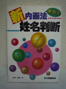 桑野式 新内画法姓名判断 ★ 桑野燿こう 日東書院 ◆ 桑野式内画法・基礎編 名称と意味 運勢判断鑑定法 桑野式内画法・研究編 実践編