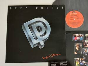 【UK Ori/STERLING刻印/インサート付】Deep Purple / Perfect Strangers LP POLYDOR ENGLAND POLH16 Blackmore,Gillan,Glover,Paice,Lord