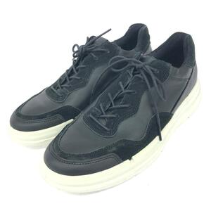 ◆MARK ECKO マークエコー スニーカー 39◆ ブラック スウェード・レザー レディース 靴 シューズ sneakers