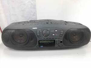 SANYO 三洋電機 PH-Z50(GR) ΣZooSCENE CD RADIO CASSETTE RECORDER　ダブルカセットCDラジカセ　TUNINGつまみなし CD・カセット再生確認