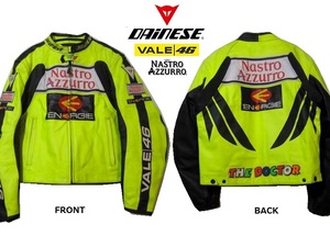 ★ レア♪ ダイネーゼ DAINESE バレンティーノ ロッシ レザージャケット ★ size 52　VALENTINO ROSSI 　検(ホンダducatiアプリリアyamaha)