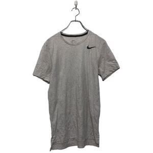 NIKE 半袖 プリント Tシャツ ナイキ S ホワイト スポーツウェア ドライフィット クルーネック 古着卸 アメリカ仕入 a605-7072