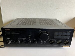 24A074 送料無料 ONKYO オンキョー Integra A-815EX プリメインアンプ INTEGRATED STEREO AMPLIFIER 通電確認済 動作未確認 ジャンク扱い