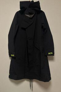 XS 18AW NIKE LAB ACG GORE-TEX コート ACRONYM アクロニウム エロルソン・ヒュー ジャケット AR4531-010 モッズコート 黒