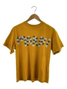 MARNI◆22SS/DAISY LOGO PRINT T-SHIRT/36/コットン/ORN/THJET49EPM