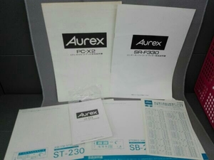 東芝　Aurex 取扱説明書セット