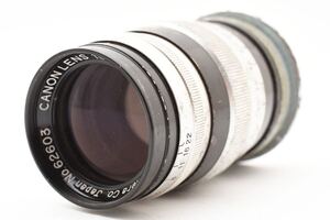 #1830★リユース品★CANON LENS 100mm F3.5 キャノンレンズ Camera Leica ライカ Lマウント L39 ★