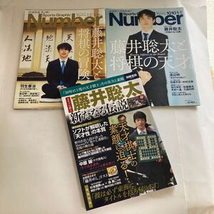 ◇ 別冊宝島 藤井聡太 新たなる伝説 Number ナンバー 2冊 藤井聡太と将棋の冒険 藤井聡太と将棋の天才♪GM08