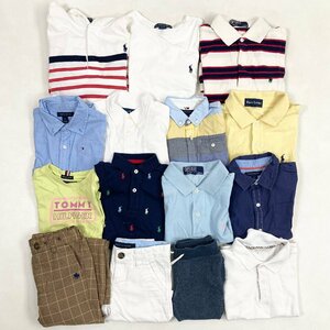 ◆【古着】 Ralph Lauren Tommy Hilfiger Burberry 15点 まとめ トップス ボトムス ロンパース ベビー キッズ サイズMIX 現状品 2.57㎏