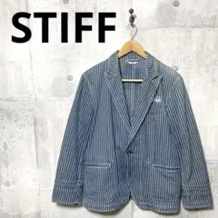 STIFF スティッフ メンズ デニムストライプジャケット