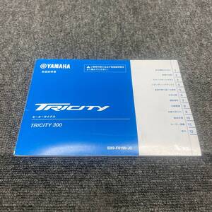 #3396-19 ホンダ用　TRICITY 300 オーナーズマニュアル　メンテナンスノート 2020年