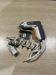 中古品 EARTH MAN AC100V CC-20 ミニドライバー 電動 有線 DIY用 現状品説明文必読