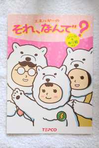 【非売品】TEPCO エネルギーのそれ、なんで？ （シール・ぬり絵付き）東京電力・東電・テプコ・電気・電力・原発・原子力発電所 