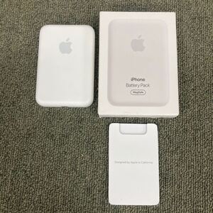 $【売り切り】Appleアップル iPhone Battery Pack バッテリーパック MagSafe A2384 ワイヤレス充電 PSEマーク 箱付属