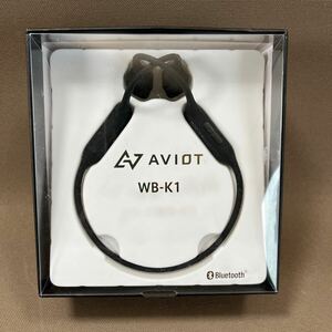 AVIOT アビオット 骨伝導 ヘッドホン WB-K1 -BK コストコ専売モデル イヤホン デュアルマイク搭載 防塵 防水 IP67 12時間再生